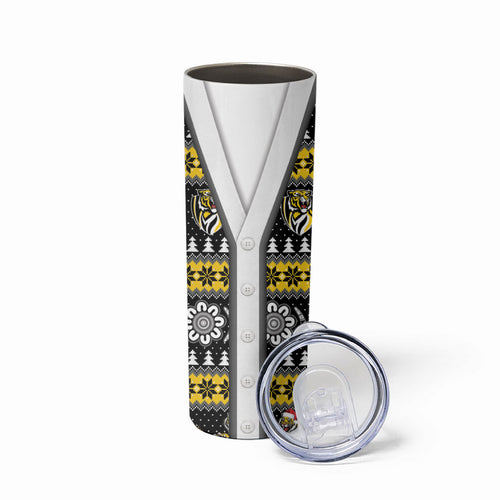 Richmond Football Christmas Skinny Tumbler Aboriginal Seamless Cardigan Inspired