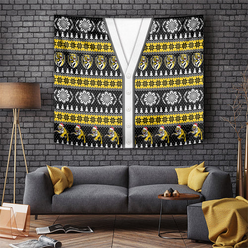 Richmond Football Christmas Tapestry Aboriginal Seamless Cardigan Inspired