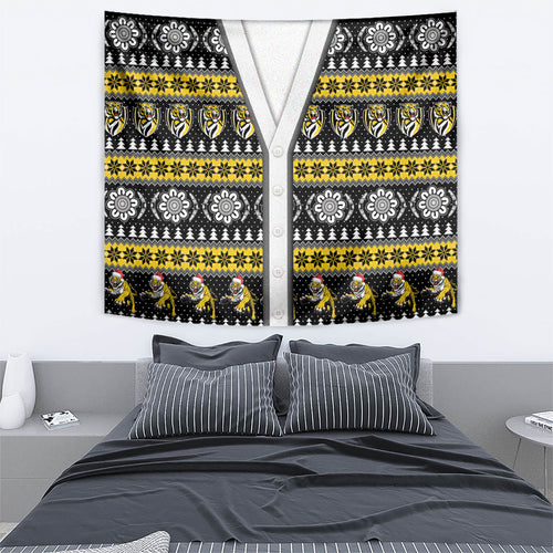 Richmond Football Christmas Tapestry Aboriginal Seamless Cardigan Inspired
