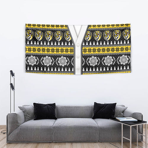 Richmond Football Christmas Tapestry Aboriginal Seamless Cardigan Inspired