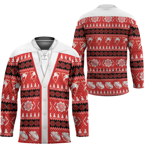 Sydney Swans Football Christmas Hockey Jersey Aboriginal Seamless Cardigan Inspired