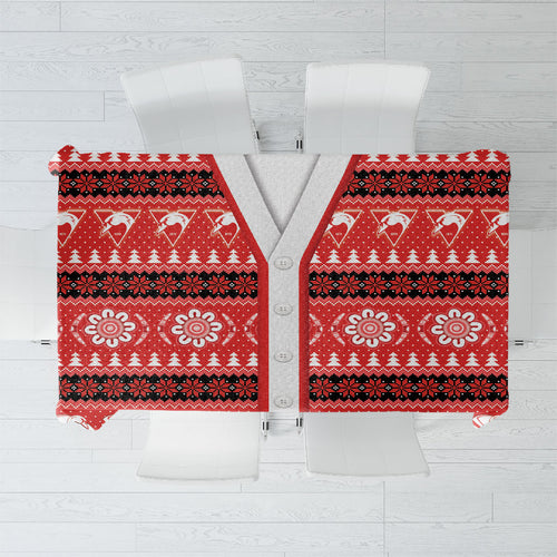 Sydney Swans Football Christmas Tablecloth Aboriginal Seamless Cardigan Inspired