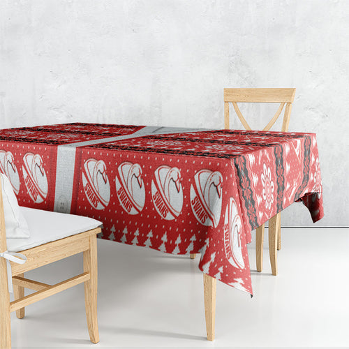 Sydney Swans Football Christmas Tablecloth Aboriginal Seamless Cardigan Inspired