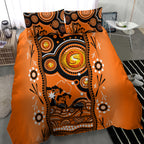 perth-scorchers-cricket-bedding-set-happy-australia-day-aboriginal-art