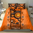 perth-scorchers-cricket-bedding-set-happy-australia-day-aboriginal-art