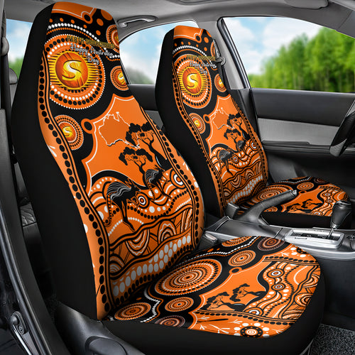 perth-scorchers-cricket-car-seat-cover-happy-australia-day-aboriginal-art