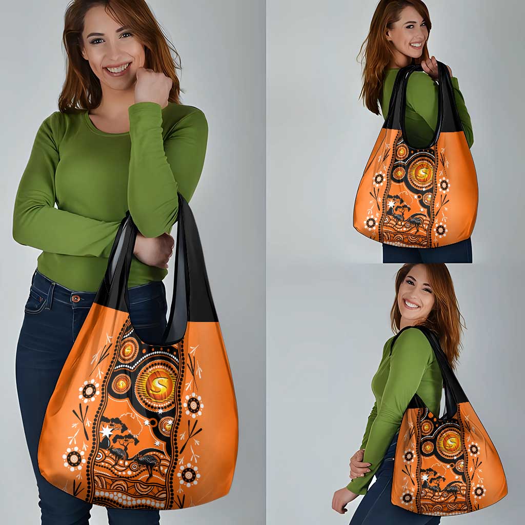 Perth Scorchers Cricket Grocery Bag Happy Australia Day Aboriginal Art