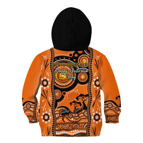 perth-scorchers-cricket-kid-hoodie-happy-australia-day-aboriginal-art