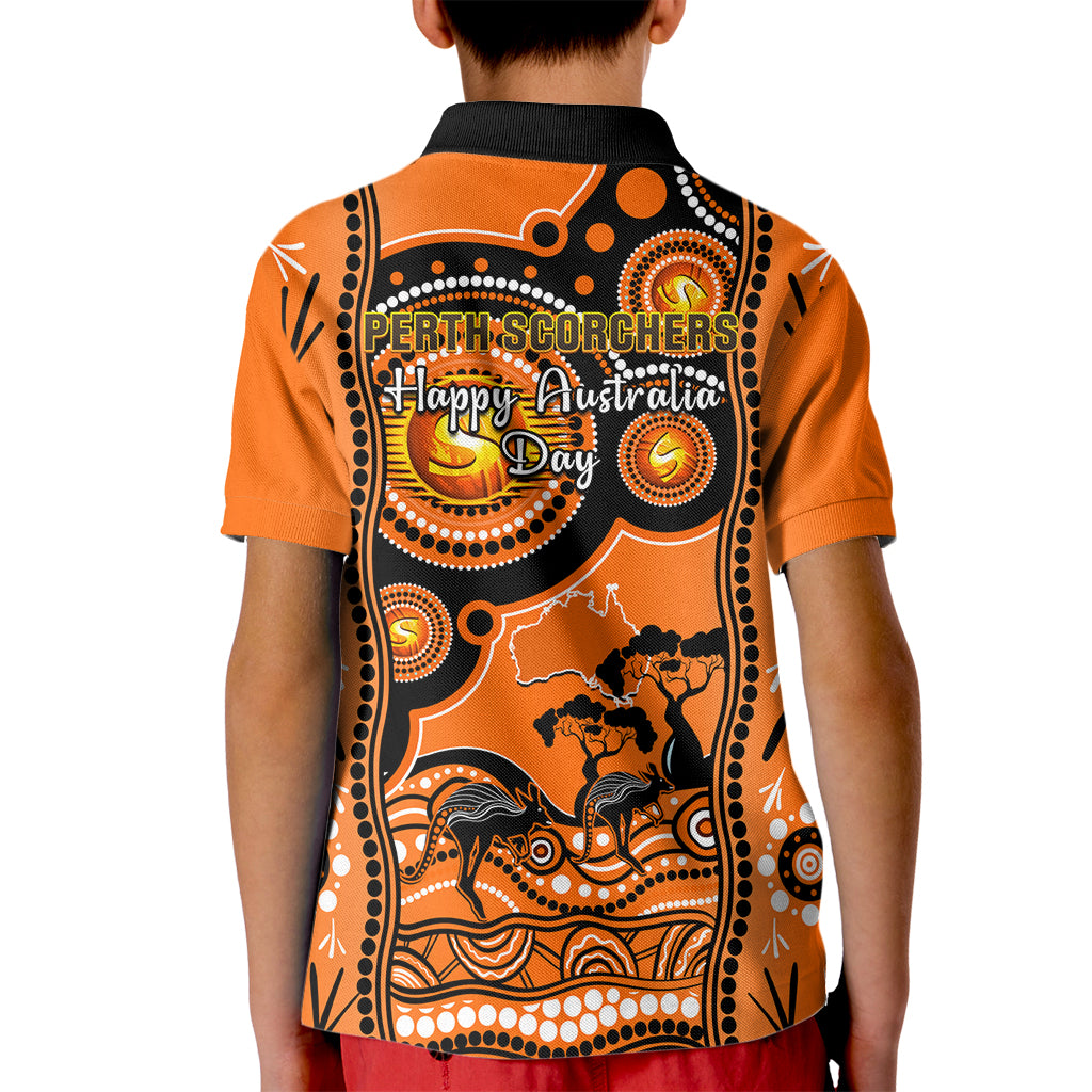 perth-scorchers-cricket-kid-polo-shirt-happy-australia-day-aboriginal-art