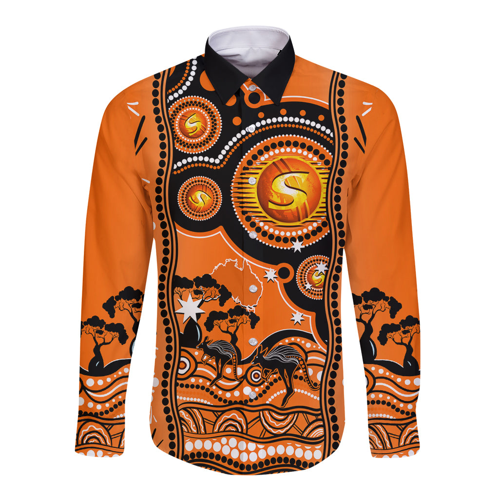 perth-scorchers-cricket-long-sleeve-button-shirt-happy-australia-day-aboriginal-art