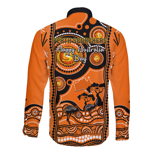 perth-scorchers-cricket-long-sleeve-button-shirt-happy-australia-day-aboriginal-art