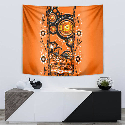 perth-scorchers-cricket-tapestry-happy-australia-day-aboriginal-art