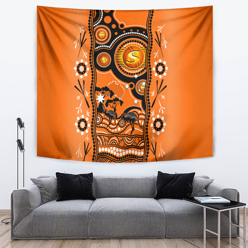 perth-scorchers-cricket-tapestry-happy-australia-day-aboriginal-art