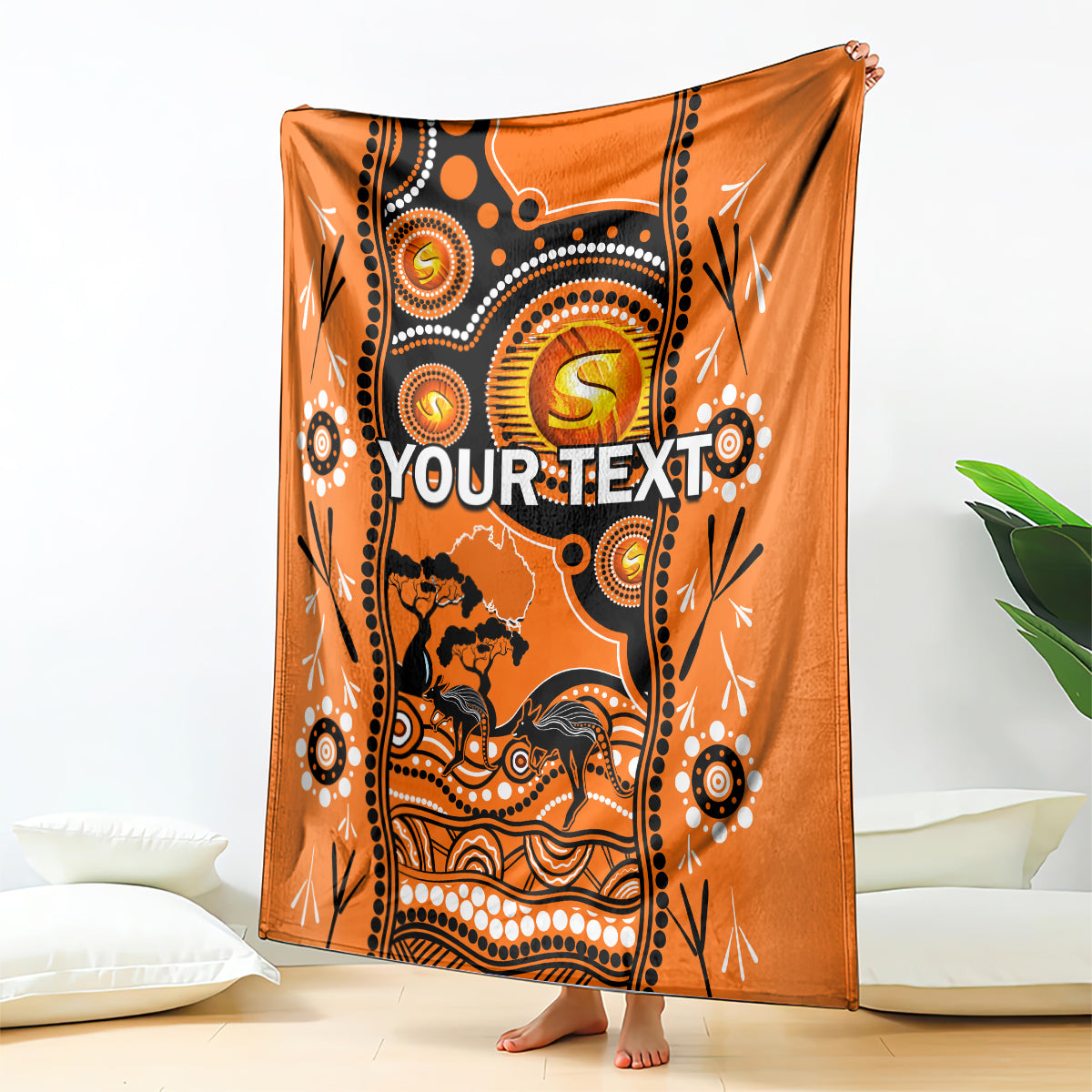 custom-perth-scorchers-cricket-blanket-happy-australia-day-aboriginal-art