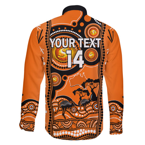 custom-perth-scorchers-cricket-family-matching-off-shoulder-long-sleeve-dress-and-hawaiian-shirt-happy-australia-day-aboriginal-art