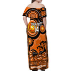 custom-perth-scorchers-cricket-family-matching-off-shoulder-maxi-dress-and-hawaiian-shirt-happy-australia-day-aboriginal-art