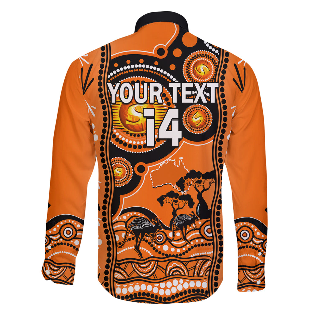 custom-perth-scorchers-cricket-family-matching-off-shoulder-short-dress-and-hawaiian-shirt-happy-australia-day-aboriginal-art