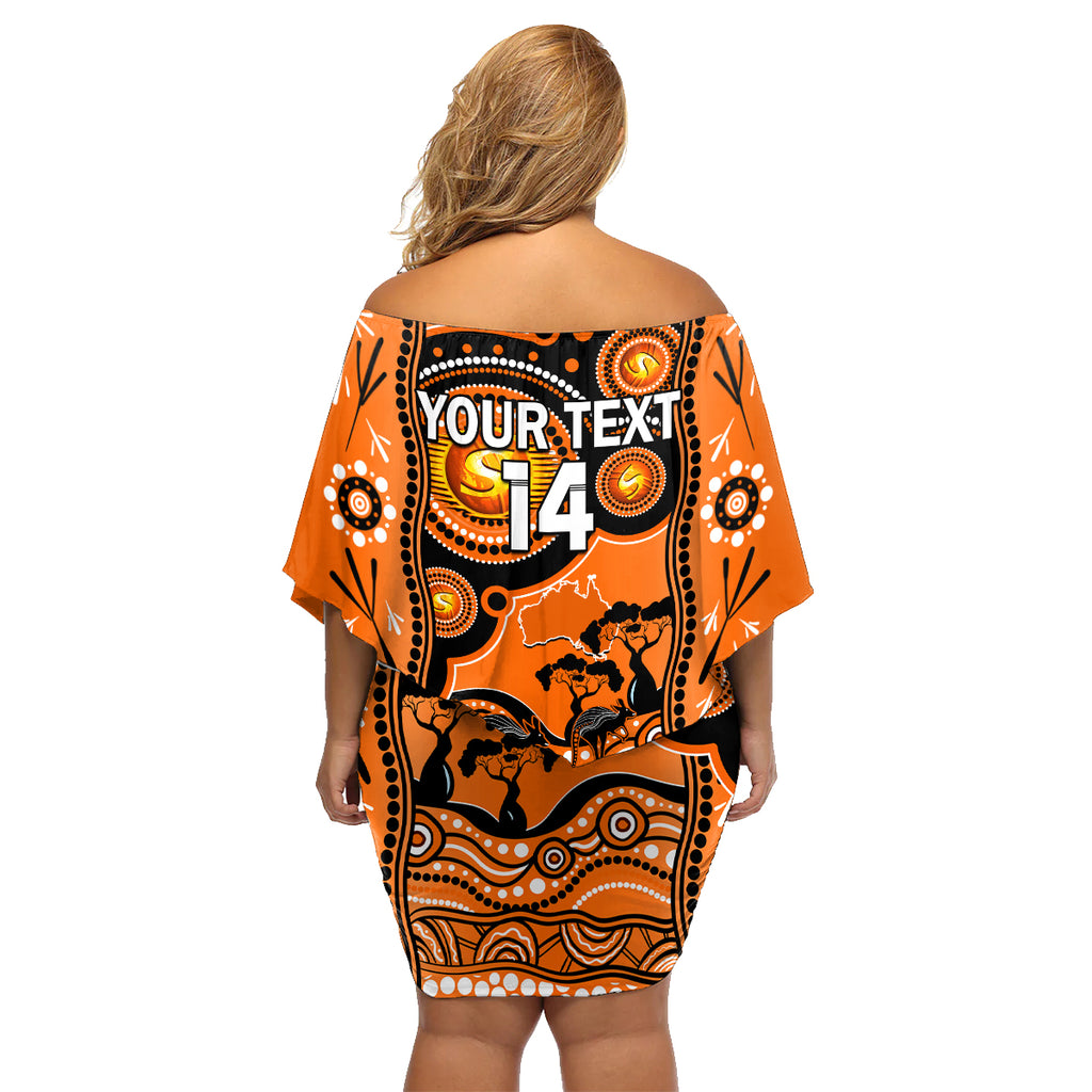custom-perth-scorchers-cricket-family-matching-off-shoulder-short-dress-and-hawaiian-shirt-happy-australia-day-aboriginal-art