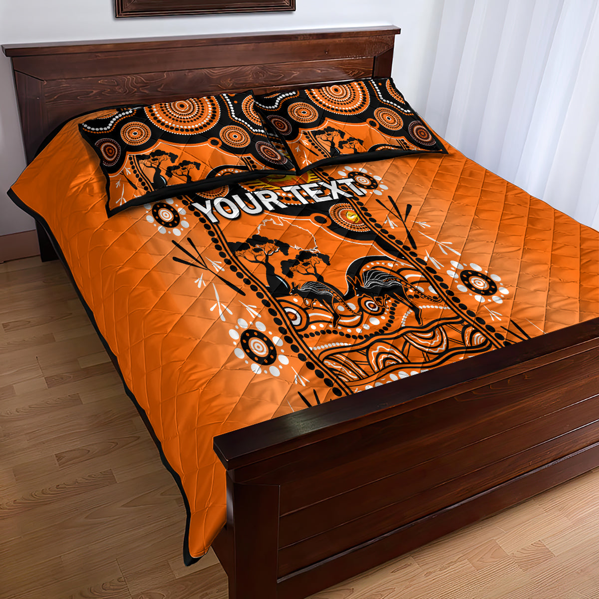 custom-perth-scorchers-cricket-quilt-bed-set-happy-australia-day-aboriginal-art