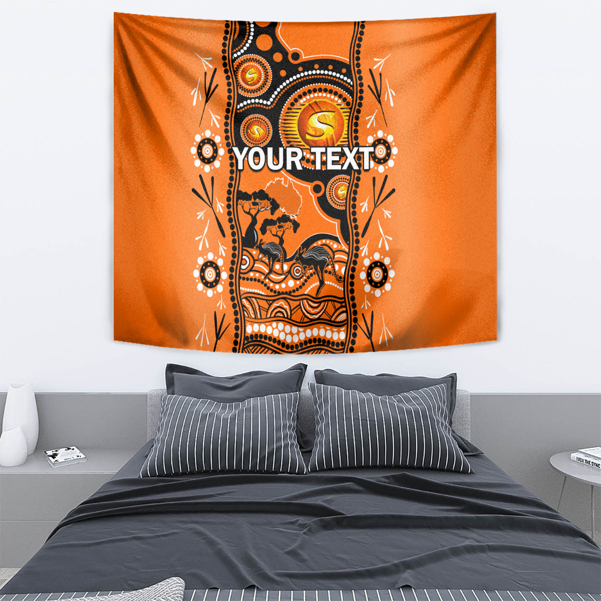 custom-perth-scorchers-cricket-tapestry-happy-australia-day-aboriginal-art