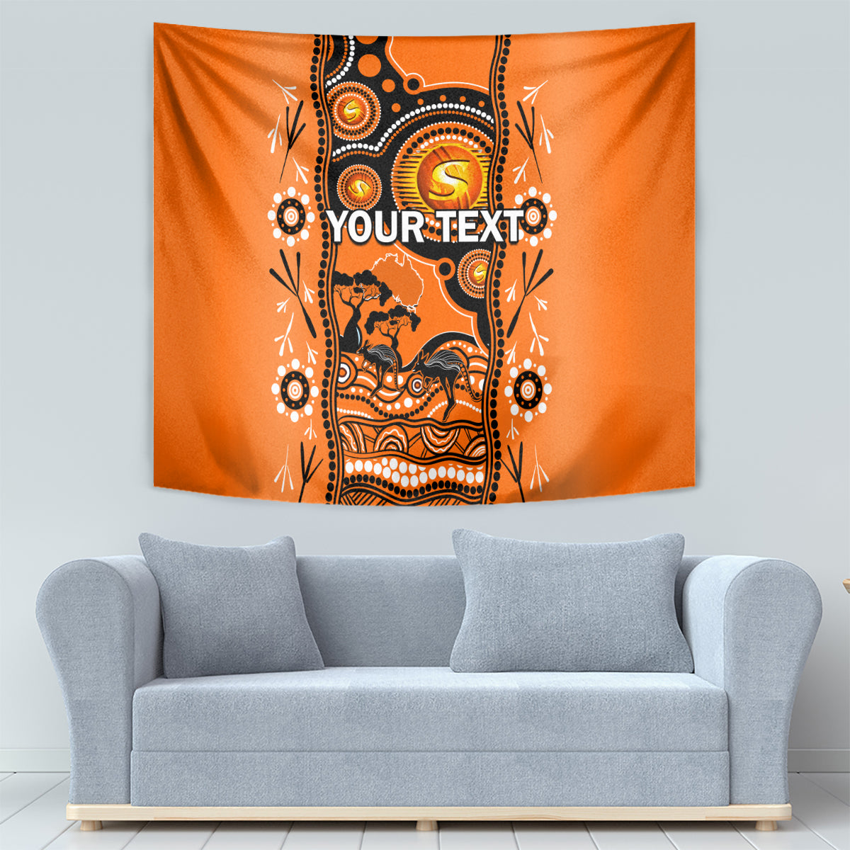 custom-perth-scorchers-cricket-tapestry-happy-australia-day-aboriginal-art