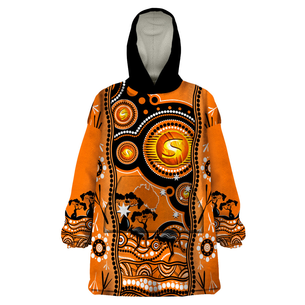 custom-perth-scorchers-cricket-wearable-blanket-hoodie-happy-australia-day-aboriginal-art