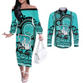brisbane-heat-cricket-couples-matching-off-the-shoulder-long-sleeve-dress-and-long-sleeve-button-shirt-happy-australia-day-aboriginal-art