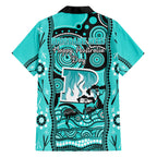 brisbane-heat-cricket-family-matching-long-sleeve-bodycon-dress-and-hawaiian-shirt-happy-australia-day-aboriginal-art