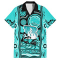 brisbane-heat-cricket-family-matching-short-sleeve-bodycon-dress-and-hawaiian-shirt-happy-australia-day-aboriginal-art