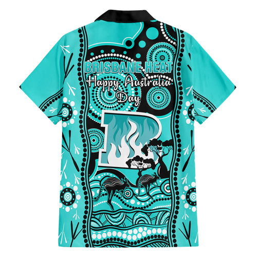 brisbane-heat-cricket-family-matching-summer-maxi-dress-and-hawaiian-shirt-happy-australia-day-aboriginal-art