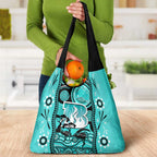Brisbane Heat Cricket Grocery Bag Happy Australia Day Aboriginal Art