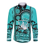 brisbane-heat-cricket-long-sleeve-button-shirt-happy-australia-day-aboriginal-art