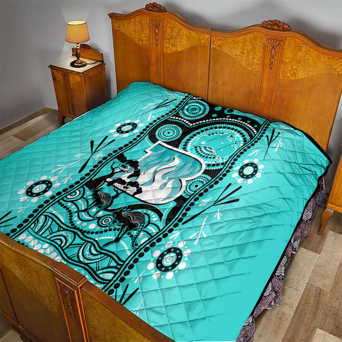 brisbane-heat-cricket-quilt-happy-australia-day-aboriginal-art