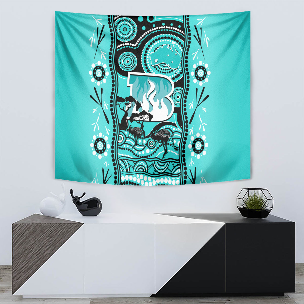 brisbane-heat-cricket-tapestry-happy-australia-day-aboriginal-art