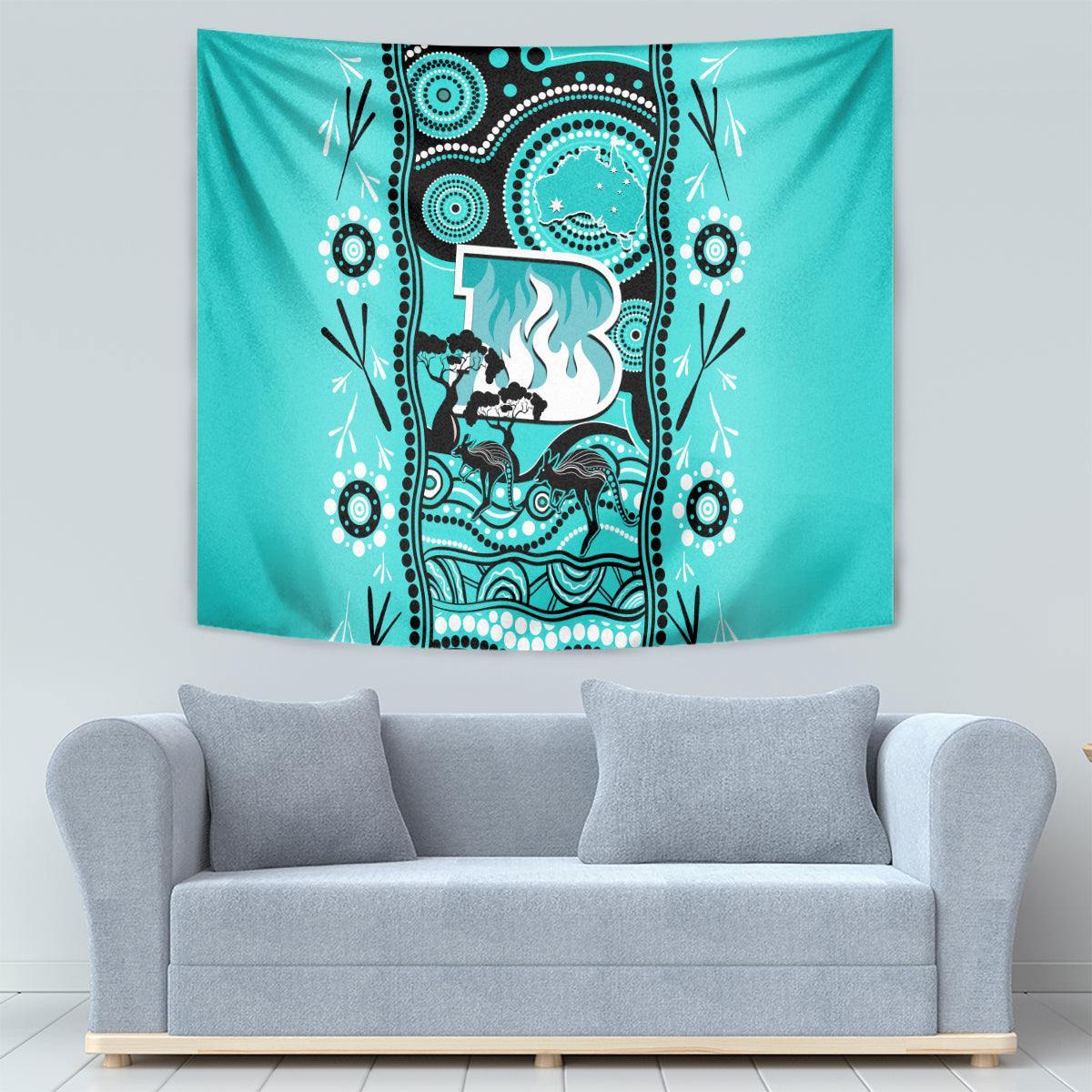 brisbane-heat-cricket-tapestry-happy-australia-day-aboriginal-art
