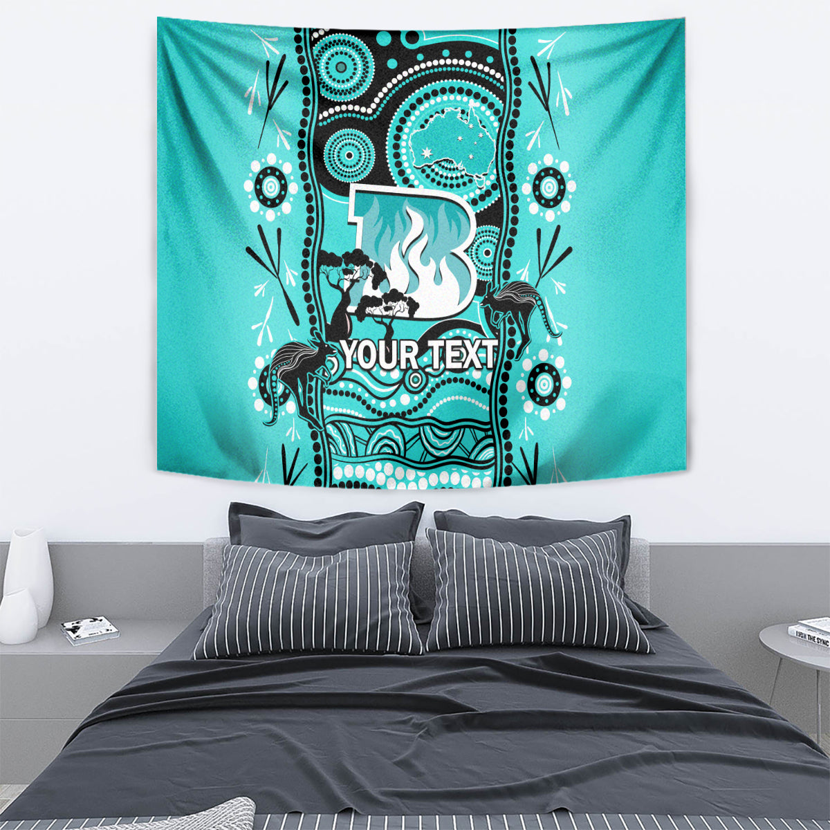 custom-brisbane-heat-cricket-tapestry-happy-australia-day-aboriginal-art