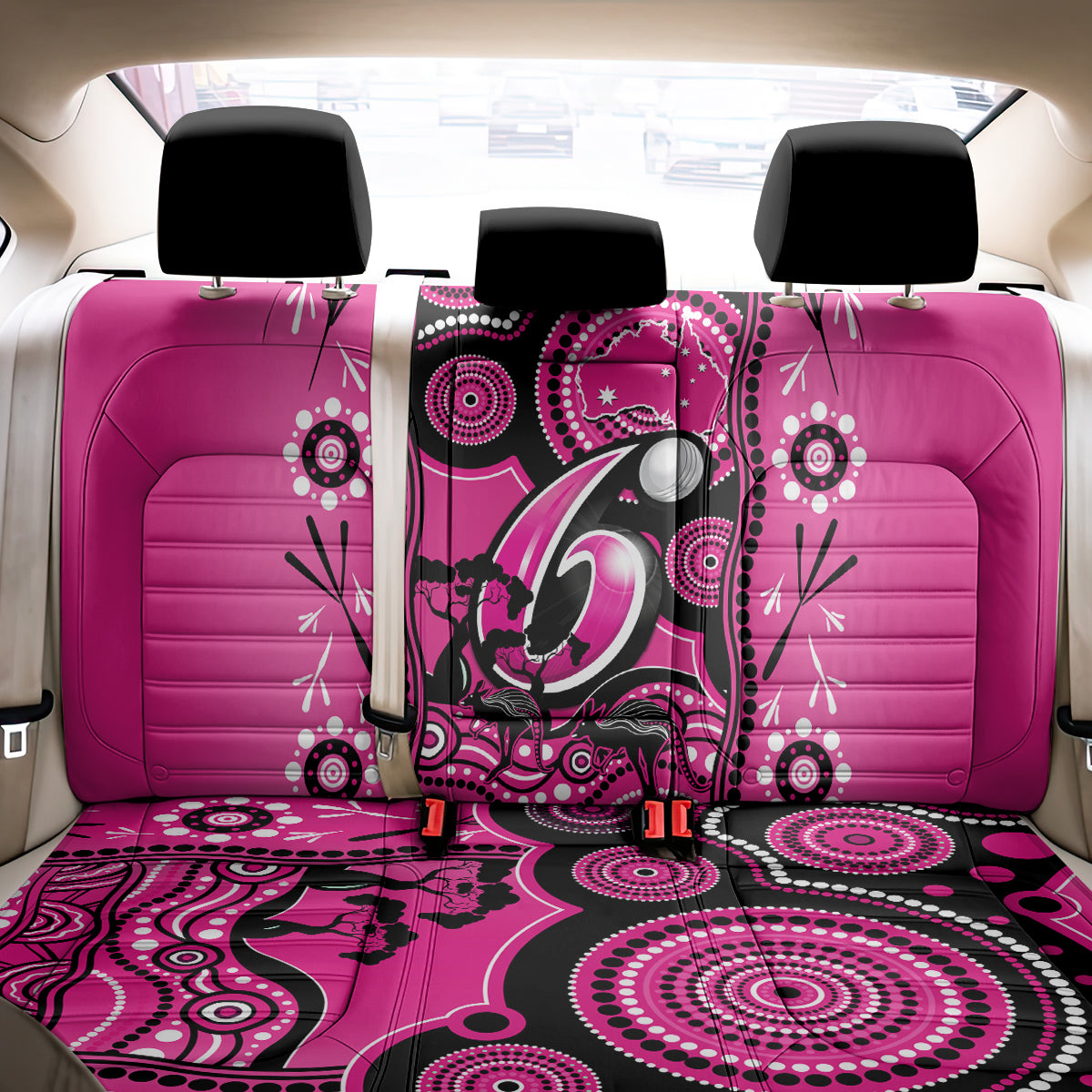 sydney-sixers-cricket-back-car-seat-cover-happy-australia-day-aboriginal-art