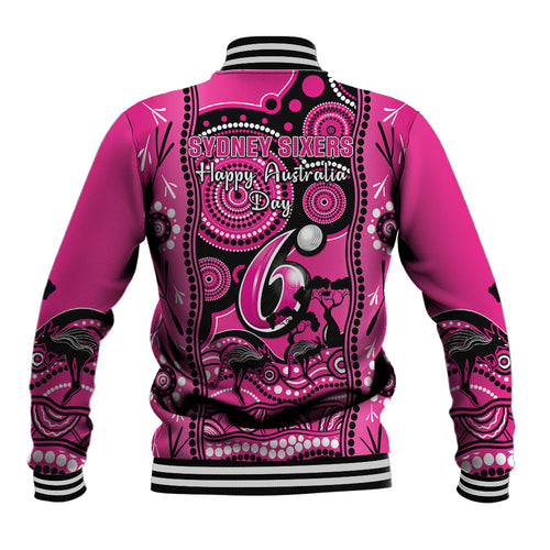 sydney-sixers-cricket-baseball-jacket-happy-australia-day-aboriginal-art