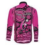 sydney-sixers-cricket-family-matching-long-sleeve-bodycon-dress-and-hawaiian-shirt-happy-australia-day-aboriginal-art