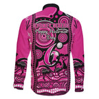 sydney-sixers-cricket-family-matching-short-sleeve-bodycon-dress-and-hawaiian-shirt-happy-australia-day-aboriginal-art