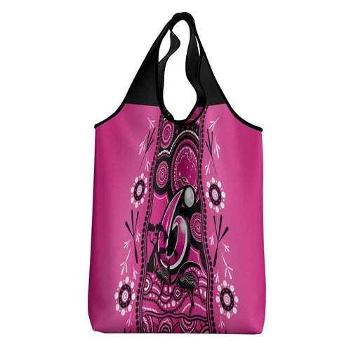 Sydney Sixers Cricket Grocery Bag Happy Australia Day Aboriginal Art