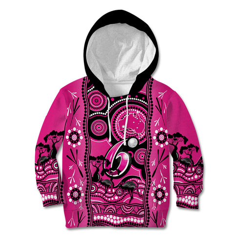 sydney-sixers-cricket-kid-hoodie-happy-australia-day-aboriginal-art