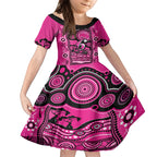 sydney-sixers-cricket-kid-short-sleeve-dress-happy-australia-day-aboriginal-art