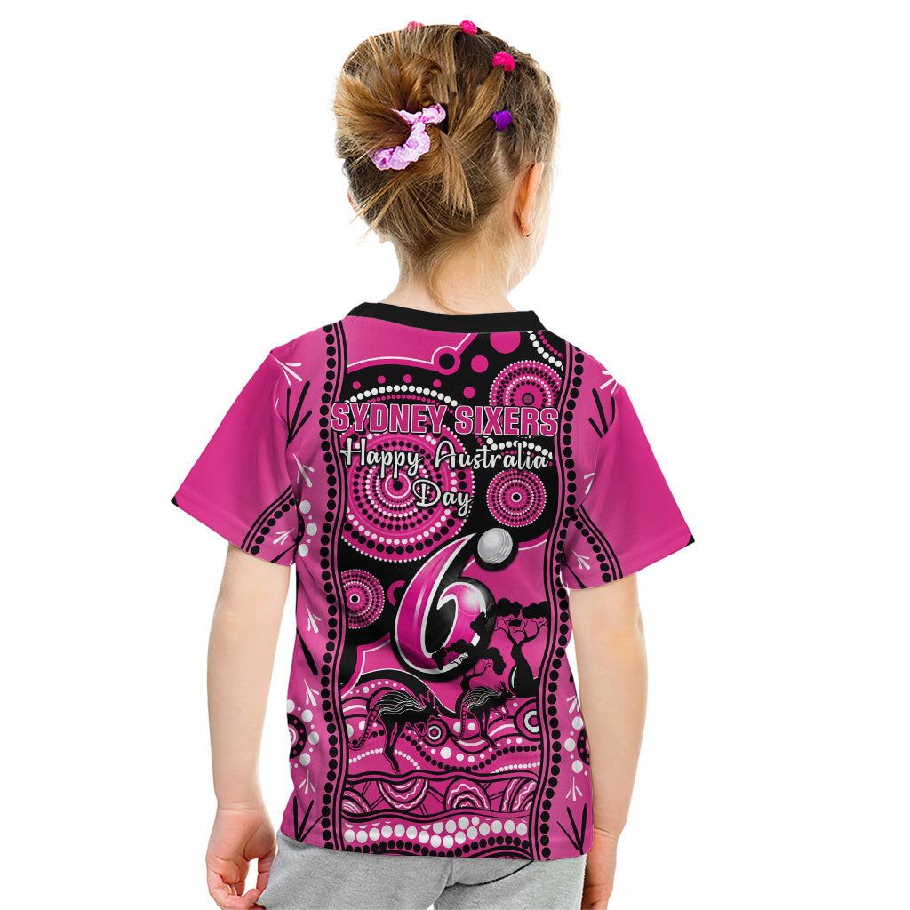 sydney-sixers-cricket-kid-t-shirt-happy-australia-day-aboriginal-art