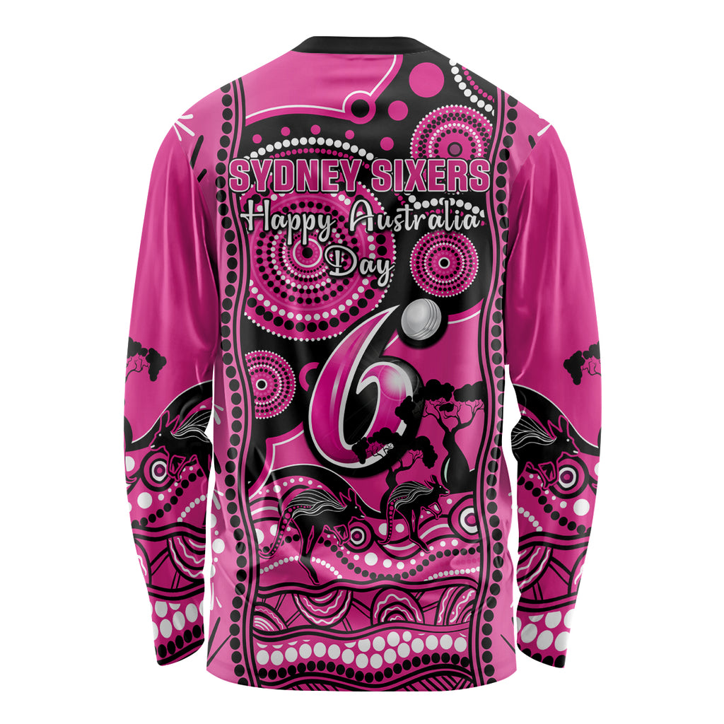 sydney-sixers-cricket-long-sleeve-shirt-happy-australia-day-aboriginal-art