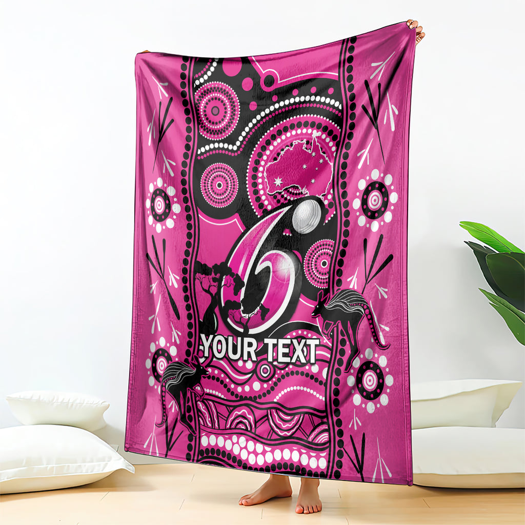 custom-sydney-sixers-cricket-blanket-happy-australia-day-aboriginal-art