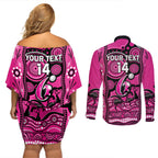 custom-sydney-sixers-cricket-couples-matching-off-shoulder-short-dress-and-long-sleeve-button-shirt-happy-australia-day-aboriginal-art