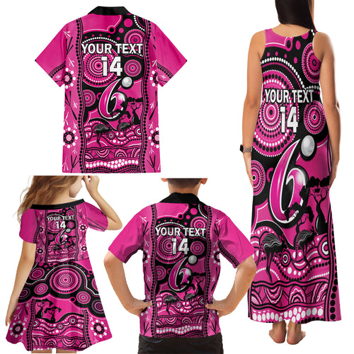 custom-sydney-sixers-cricket-family-matching-tank-maxi-dress-and-hawaiian-shirt-happy-australia-day-aboriginal-art