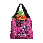 Custom Sydney Sixers Cricket Grocery Bag Happy Australia Day Aboriginal Art