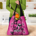 Custom Sydney Sixers Cricket Grocery Bag Happy Australia Day Aboriginal Art